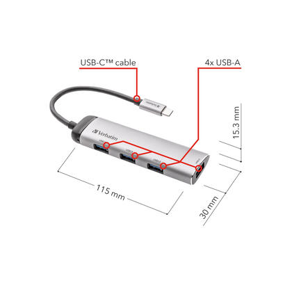 hub-multipuerto-usb-c-verbatim-de-cuatro-puertos-usb-32-gen-1