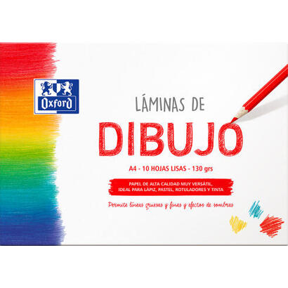 oxford-laminas-para-dibujo-escolar-pack-10-hojas-130gr-a4-liso-blanco