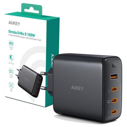 cargador-de-red-aukey-pa-b7s-omnia-ii-gan-3xusb-c-1xusb-a-pd-30-pps-100w