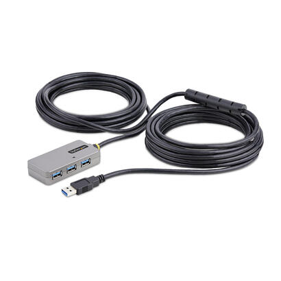 hub-startechcom-u01043-usb-extender-de-interfaz-usb-32-gen-1-31-gen-1-type-a-5000-mbits-negro-plata