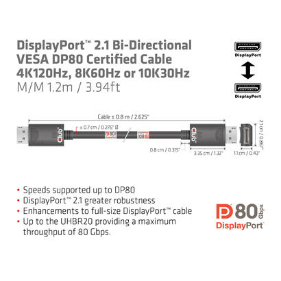 club3d-displayport-21-cable-certificado-vesa-dp80-bidireccional-4k120hz-8k60hz-u-10k30hz-mm-12m394ft