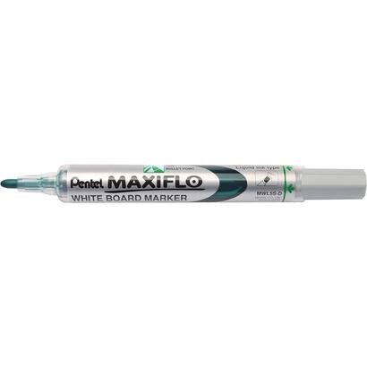 pack-de-12-unidades-pentel-maxiflo-rotulador-para-pizarra-blanca-punta-de-bala-ancho-de-linea-2mm-regulacion-del