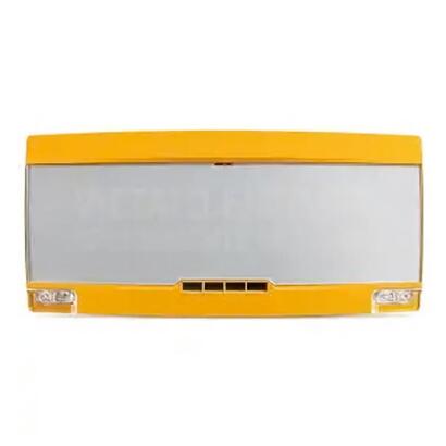 notifier-pan1-plus-adv-y-sp-panel-indicador-analogico-extincion-en-54323-exterior-color-amarillo-con-letrero-gris-y-texto-en-bla