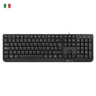 teclado-italiano-ngs-funkyv3-qwerty-it-usb-negro