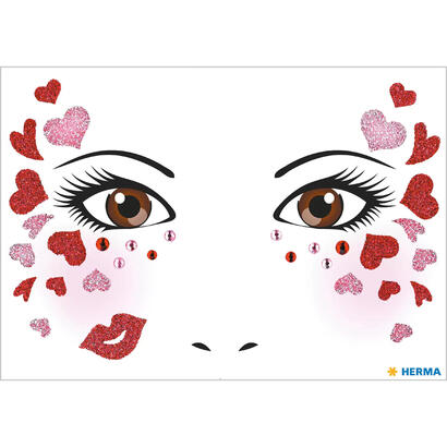 herma-15309-etiqueta-decorativa-engomada-rosa-rojo-1-piezas