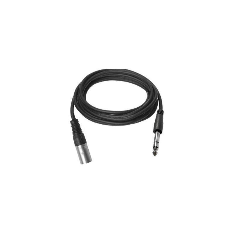 vivolink-proaudxlrjacks2-cable-de-audio-2-m-xlr-635mm-trs-negro