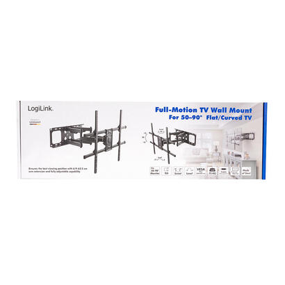 logilink-soporte-de-pared-para-tv-50-90-inclinable-giratorio-75-kg