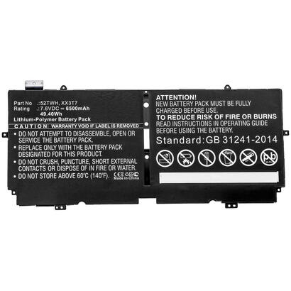 laptop-battery-for-dell-4940wh-li-pol-76v-6500mah-black-for-dell-notebook-laptop-xps-13-7390-warranty-12m