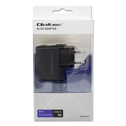 qoltec-52403-plug-in-power-adapter-premium-9w-9v-1a-55x25