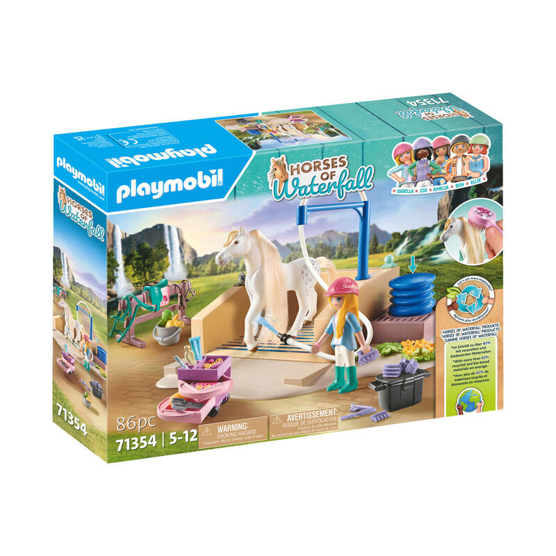 playmobil-71354-caballos-de-la-cascada-isabella-y-leona-con-zona-de-lavado-juguete-de-construccion-71354