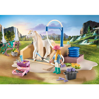 playmobil-71354-caballos-de-la-cascada-isabella-y-leona-con-zona-de-lavado-juguete-de-construccion-71354