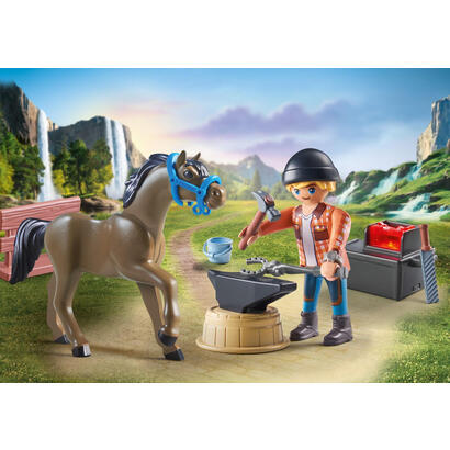 playmobil-71357-caballos-de-la-cascada-herrador-ben-aquiles