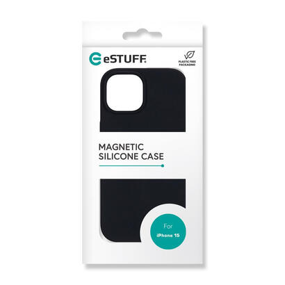 infinite-rome-iphone-15-silicone-case-for-magsafe-charging-black-100-recycled-silicone-warranty-24m