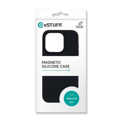 infinite-rome-iphone-15-pro-silicone-case-for-magsafe-charging-black-100-recycled-silicone-warranty-24m
