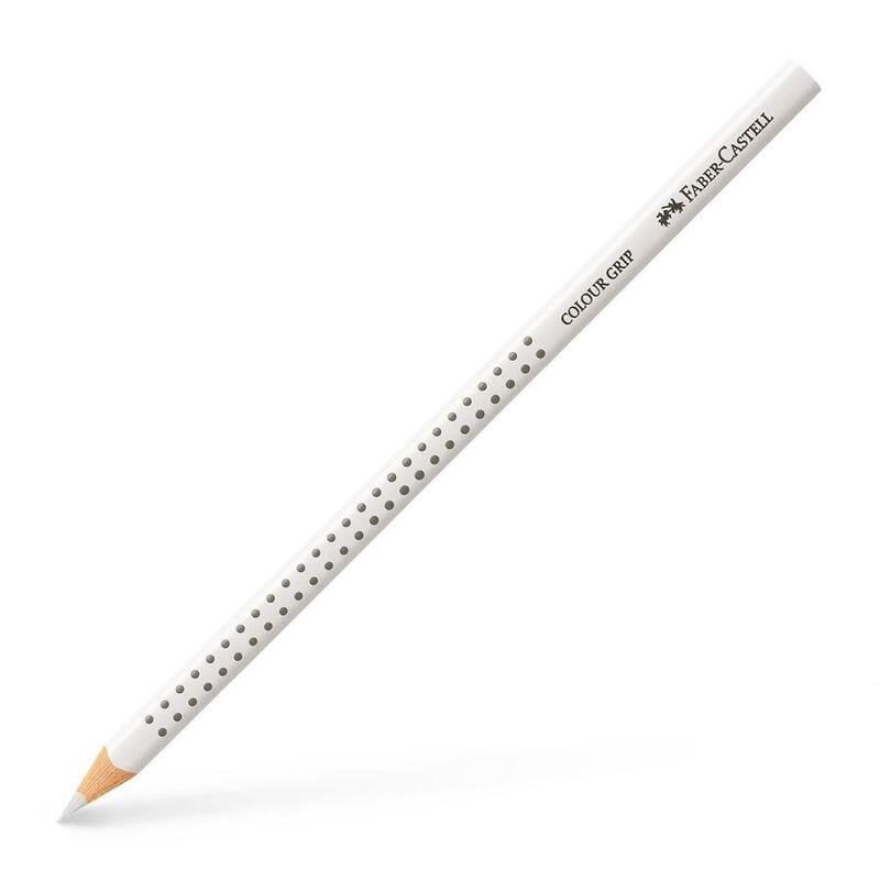 lapiz-de-color-faber-camell-color-grip-blanco