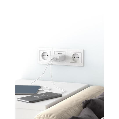 goobay-61674-cargador-rapido-dual-usb-c-pd-30-w-blanco