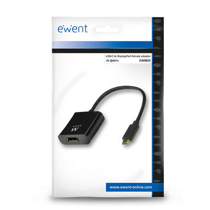 adaptador-ewent-ew9825-usb-tipo-c-displayport-4k-60hz-015-m