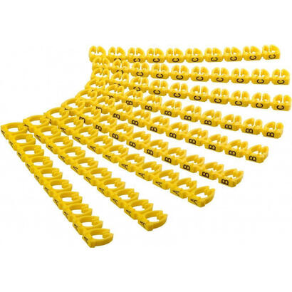goobay-72518-soporte-para-manguito-de-identificacion-de-conductor-amarillo-pvc-90-piezas