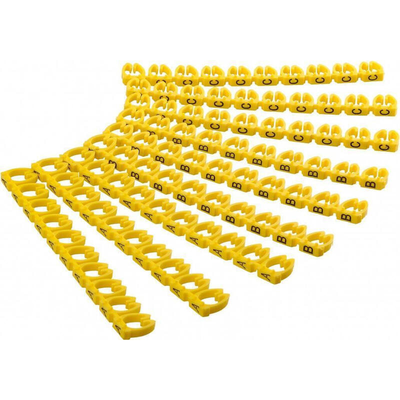 goobay-72518-soporte-para-manguito-de-identificacion-de-conductor-amarillo-pvc-90-piezas