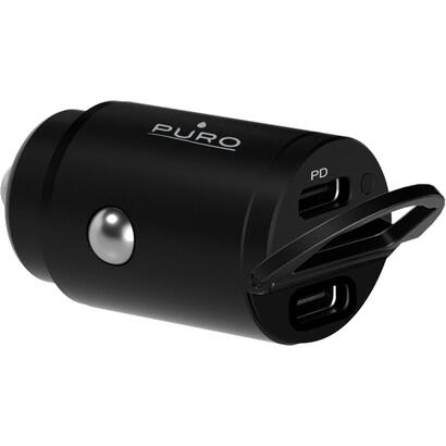 puro-pd-car-cargador-30w-2x-usb-c-negro