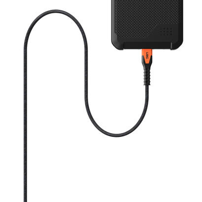 urban-armor-gear-kevlar-cable-usb-15-m-usb-20-usb-c-negro-naranja