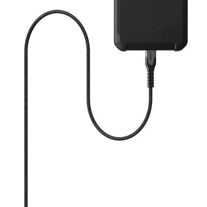 urban-armor-gear-kevlar-cable-usb-15-m-usb-20-usb-c-negro-gris