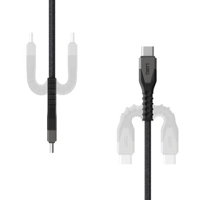 urban-armor-gear-kevlar-cable-usb-15-m-usb-20-usb-c-negro-gris