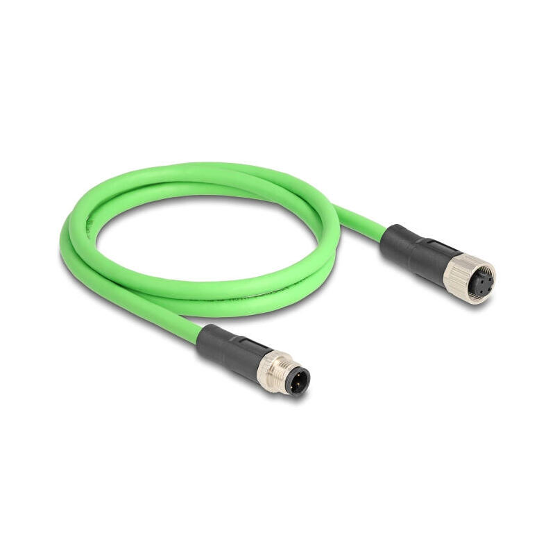 delock-80406-cable-m12-codificado-d-4-pin-macho-a-hembra-pur-tpu-1-m