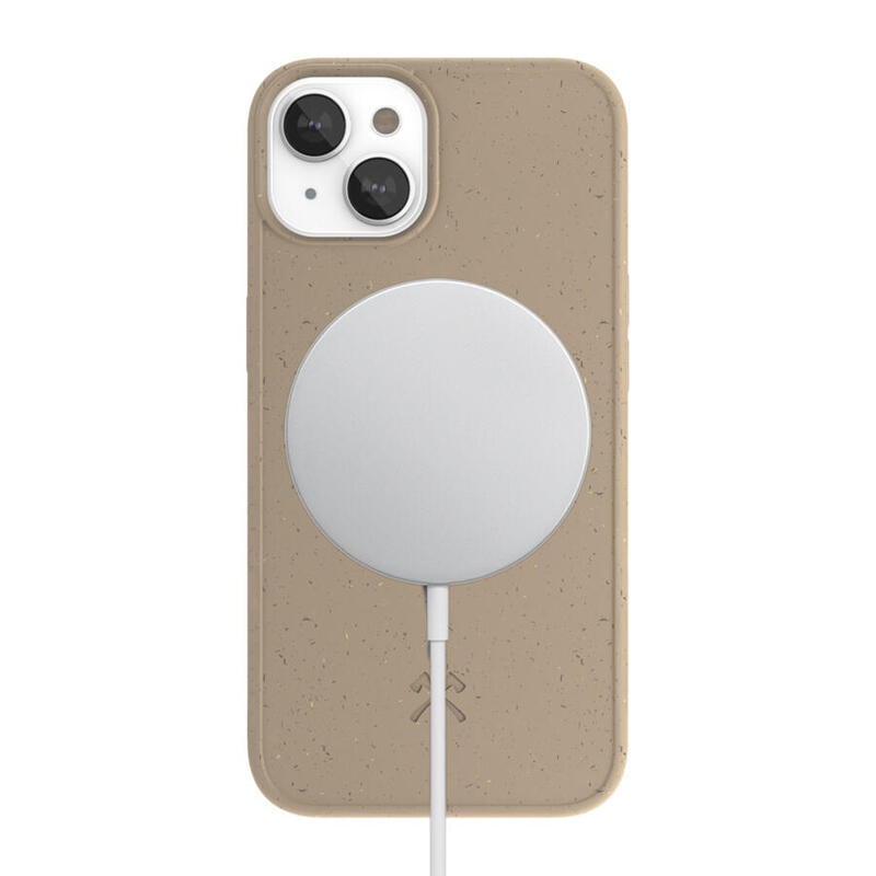 woodcessories-bio-funda-magsafe-taupe-iphone-14