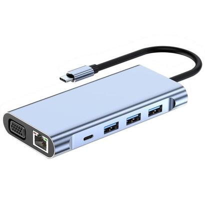 hub-byl-2310-11-en-1-usb-tipo-c-a-hdmiusb-30rj45usb-tipo-cpd35mm-negro