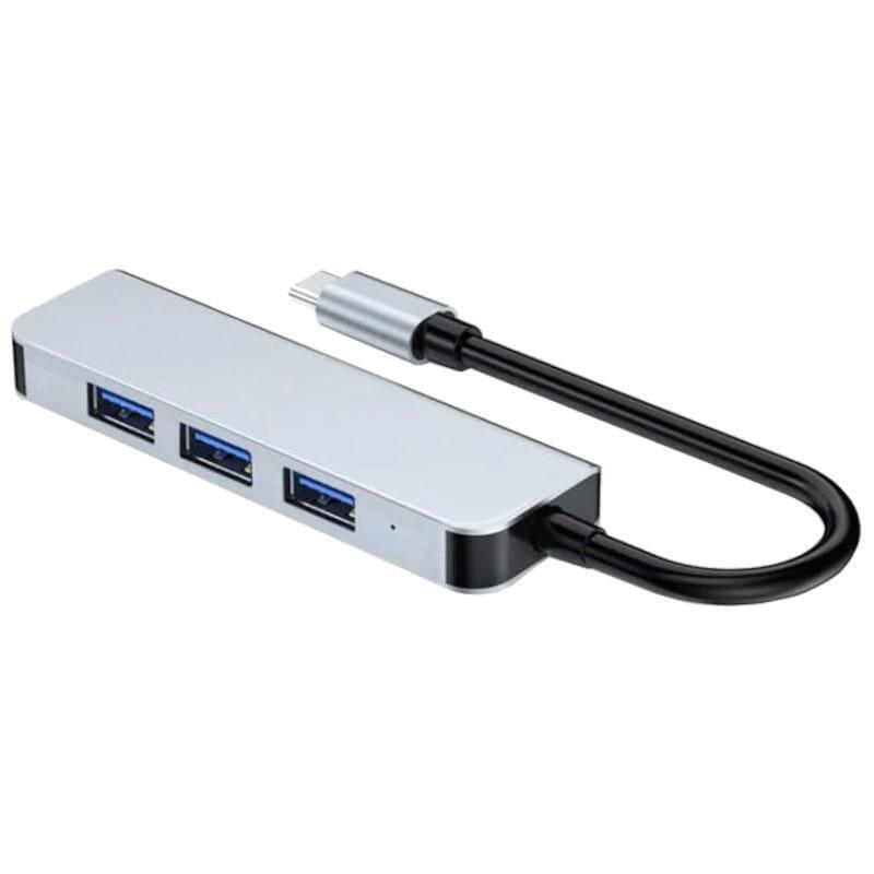 hub-usb-byl-2013t-4-en-1-usb-tipo-cusb-30usb-20-gris