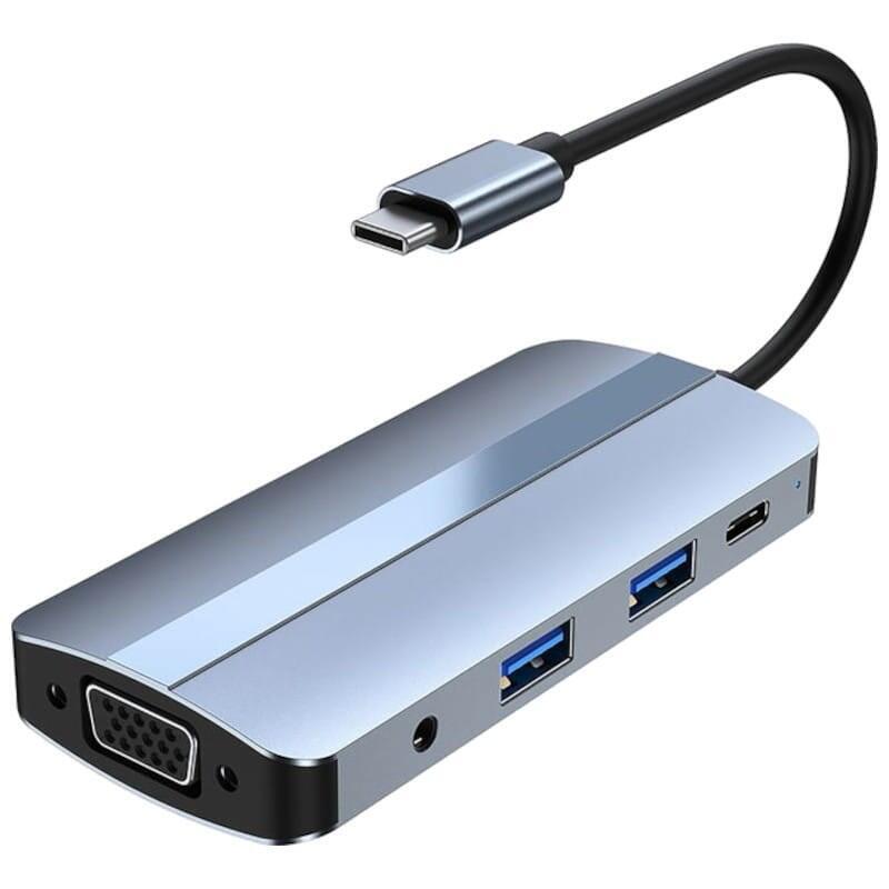 hub-usb-byl-2105-8-en-1-usb-c-usb-3020usb-tipo-cvgahdmimicrosdtf-plata