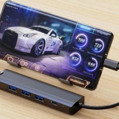 hub-usb-byl-2302-5-en-1-usb-tipo-cusb-30tipo-c-100wrj45-gris