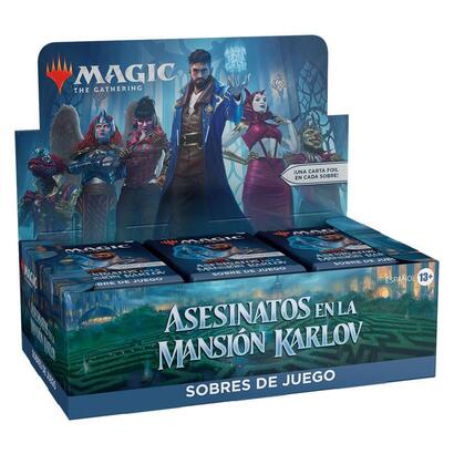 caja-de-sobres-magic-the-gathering-sobres-de-juego-asesinatos-en-la-mansion-karlov-espanol