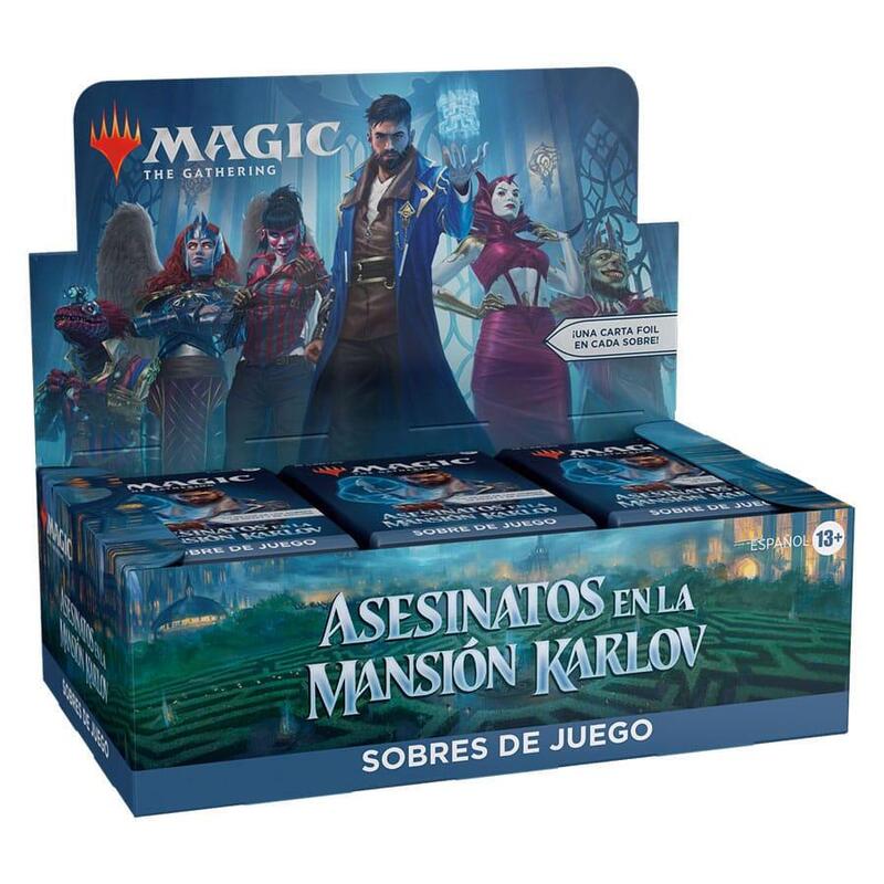 caja-de-sobres-magic-the-gathering-sobres-de-juego-asesinatos-en-la-mansion-karlov-espanol