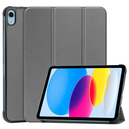 coreparts-tabx-ip10-cover7-funda-para-ipad-2022-109-libro-gris