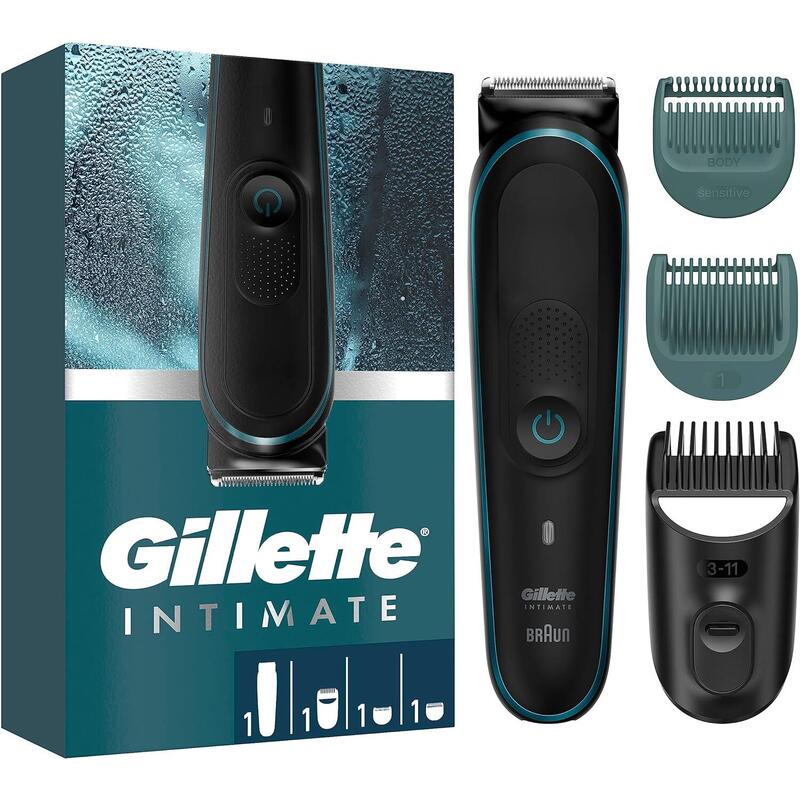 gillette-intimate-trimmer-hombre-i5-para-la-zona-intima-impermeable-inalambrica