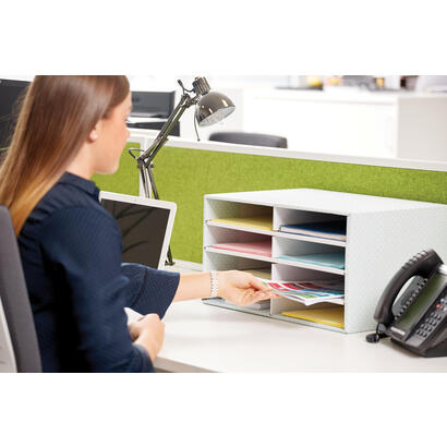 bankersbox-organizador-de-escritorio-a4-8-compartimentos-verde-blanco-1pk