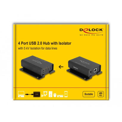 delock-64226-concentrador-aislador-usb-20-de-4-puertos-con-aislamiento-de-5-kv-para-lineas-de-datos