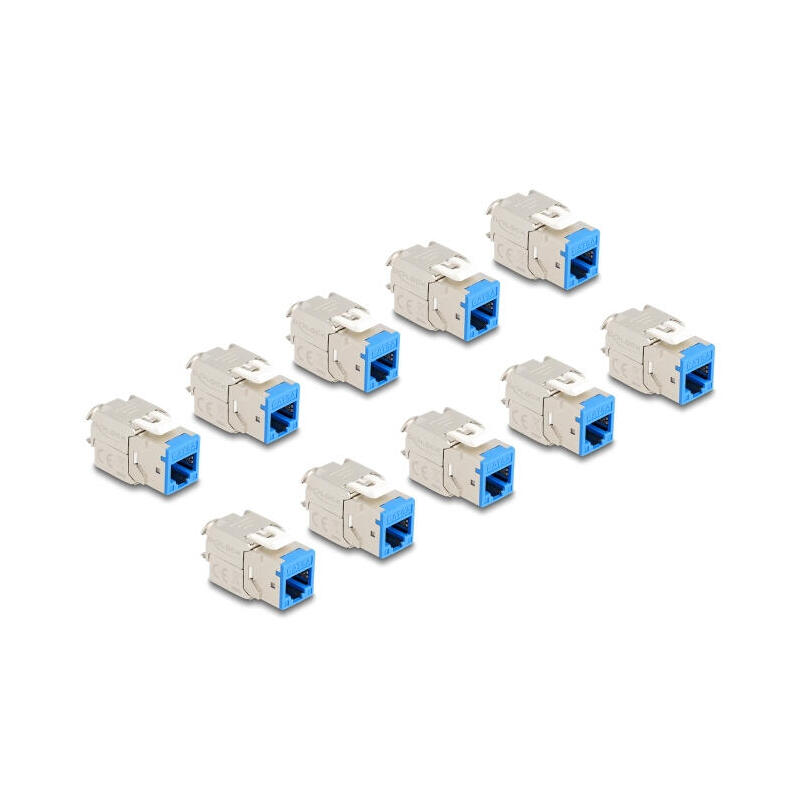 delock-keystone-modulo-rj45-hembra-a-lsa-cat6a-azul-set-10-piezas delock-keystone-modulo-rj45-hembra-a-lsa-cat6a-azul-set-10-piezas