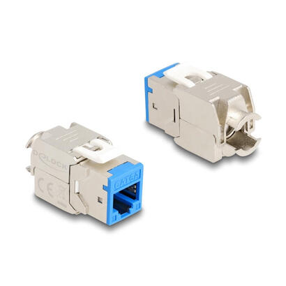 delock-keystone-modulo-rj45-hembra-a-lsa-cat6a-azul-set-10-piezas