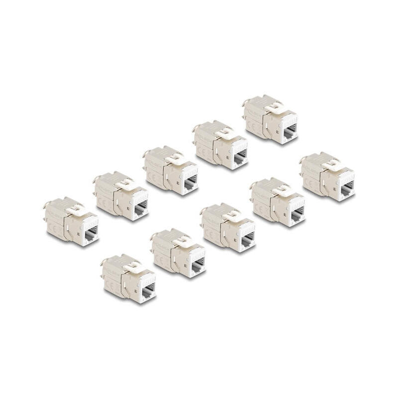delock-keystone-modulo-rj45-hembra-a-lsa-cat6a-blanco-set-10-piezas delock-keystone-modulo-rj45-hembra-a-lsa-cat6a-blanco-set-10-piezas