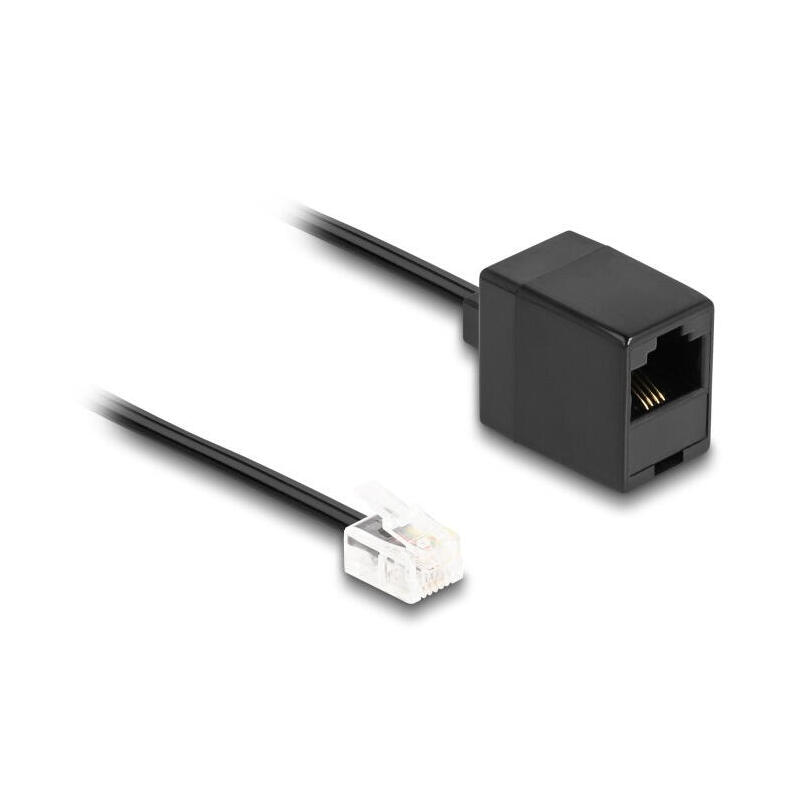 delock-cable-telefono-rj11-macho-a-rj45-hembra-negro-2-m delock-cable-telefono-rj11-macho-a-rj45-hembra-negro-2-m