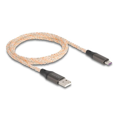 delock-usb-20-cable-typ-a-a-usb-tipo-c-con-rgb-beleuchtung-1-m