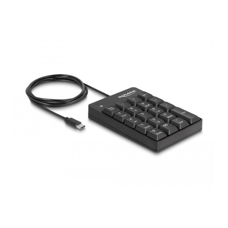 teclado-numerico-delock-12108-usb-type-c-19-teclas-negro