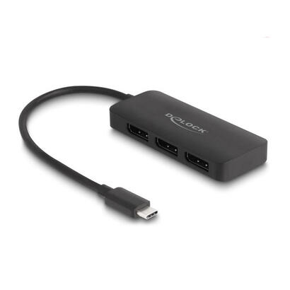 delock-usb-tipo-c-splitter-dp-alt-mode-a-3-x-displayport-mst-4k-60-hz