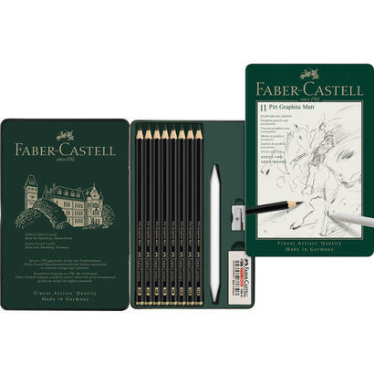 faber-castell-115220-8-lapices-de-grafito-pitt-graphite