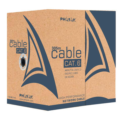 bobina-de-cable-rj45-utp-phasak-phr-6301-cat6-305m-gris