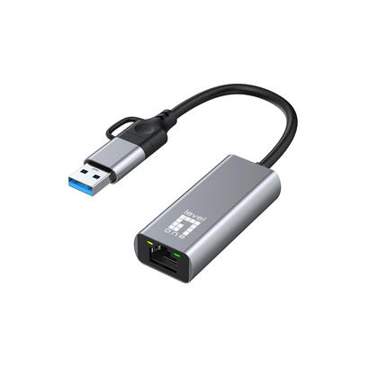 adaptador-levelone-usb-c-usb-a-rj45-10-100-1000-2500-gr