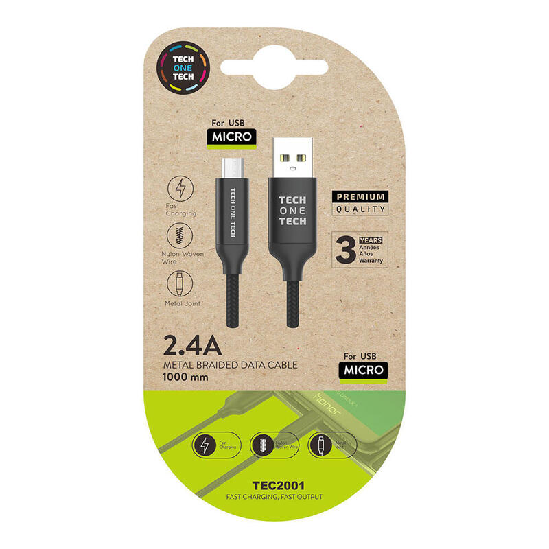 pack-de-4-unidades-cable-negro-braided-nylon-usb-a-a-micro-usb-1m-2-tech-one-tech